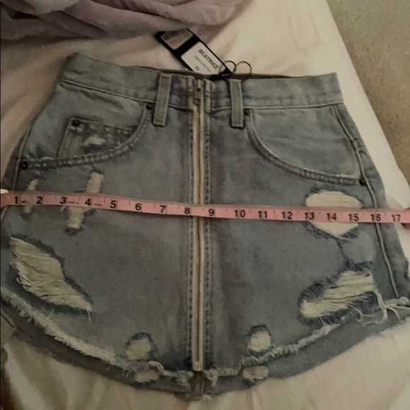 SOLD // LF CARMAR denim Beatrice skirt - Picture 5 of 6